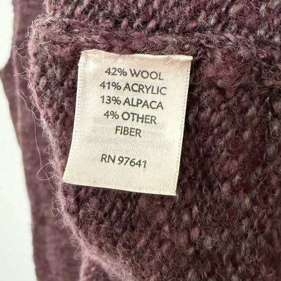 J.Jill Women's Wool Alpaca Blend Button Front Sweater Vest Size XL - Picture 7 of 11